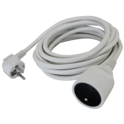 Rallonge Électrique-Rallonge secteur Power3All NFL-001 longueur 5 m câble H05VVF 3G1 5mm² 3680W pour 230V maxi