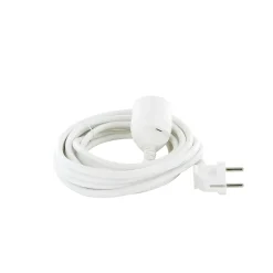 Chacon Rallonge Électrique-Rallonge + USB-C 5m - Blanc -