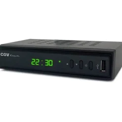Cgv Décodeur Tnt, Télécommande Et Transmetteur-Récepteur TNT HD ETIMO 2TC double tuner HDMI 1080p USB Ethernet Noir