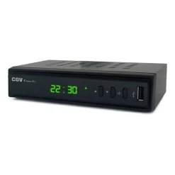 Cgv Décodeur Tnt, Télécommande Et Transmetteur-Récepteur TNT HD ETIMO 2TC double tuner HDMI 1080p USB Ethernet Noir