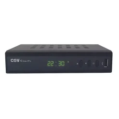 Cgv Décodeur Tnt, Télécommande Et Transmetteur-Récepteur TNT HD ETIMO 2TC double tuner HDMI 1080p USB Ethernet Noir
