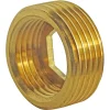 Somatherm for you Raccord À Visser-Réduction laiton avec butée interne Mâle 20/27 (3/4") - Femelle 15/21 (1/2"), lot de 2