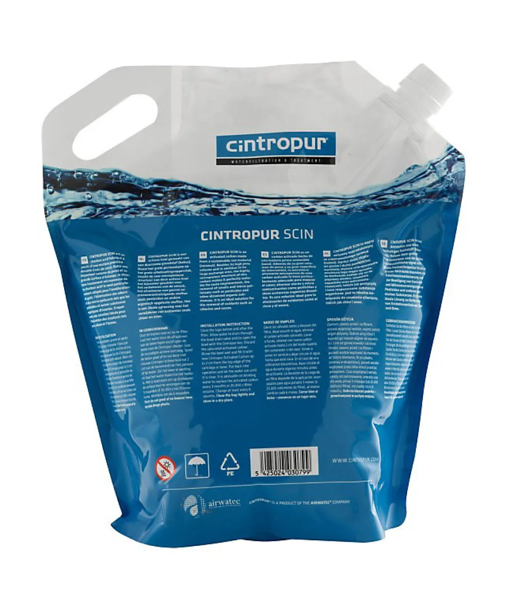 Cintropur Station De Filtration-Recharge Charbon Actif (contient 3.4 litres)