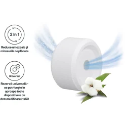GoodHome Absorbeur D'Humidité-Recharge pour absorbeur d'humidité 2 galets coton 20m² 450g