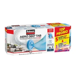 Rubson Absorbeur D'Humidité-5 recharges neutre pour absorbeur d'humidité Aéro 360° 20m² + 1 recharge lavande