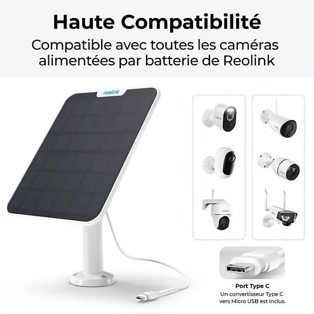 Reolink Solar Panel 2 Panneau solaire