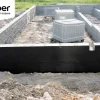 Weber Saint-Gobain Etanchéité Des Fondations-Revêtement d'imperméabilisation des fondations et collage d’isolants 25 kg prêt à l'emploi, Weberdry Bitufondation
