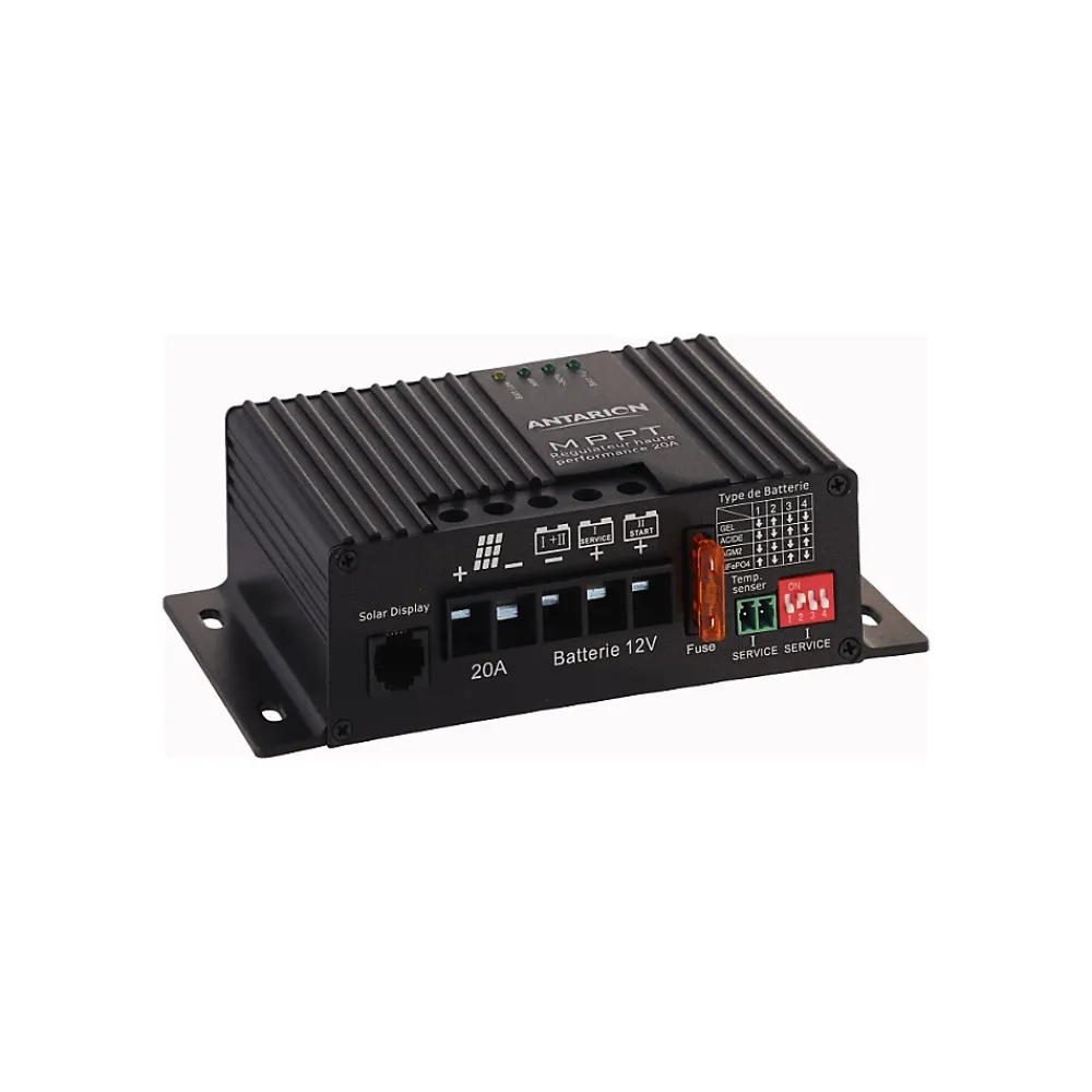 Antarion Onduleur Et Raccordement Pour Panneau Solaire-Régulateur de Charge Solaire MPPT 320W 20A Meilleur rendement