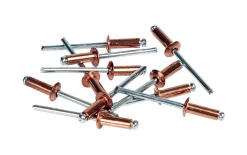Rapid Rivet-Rivet cuivre ø4.0 x 10 mm + foret , lot de 50