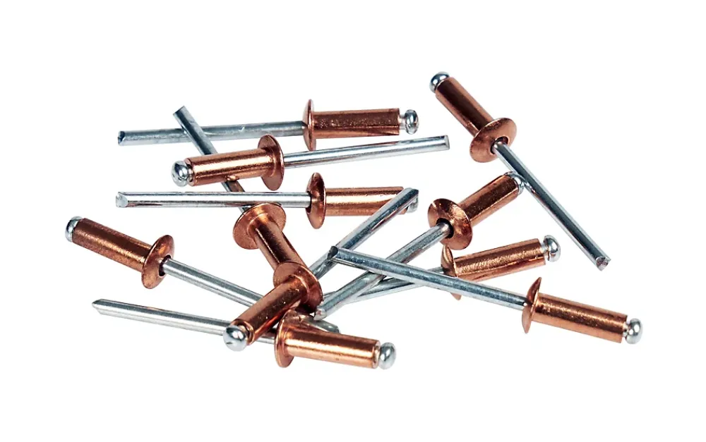 Rapid Rivet-Rivet cuivre ø4.0 x 10 mm + foret , lot de 50
