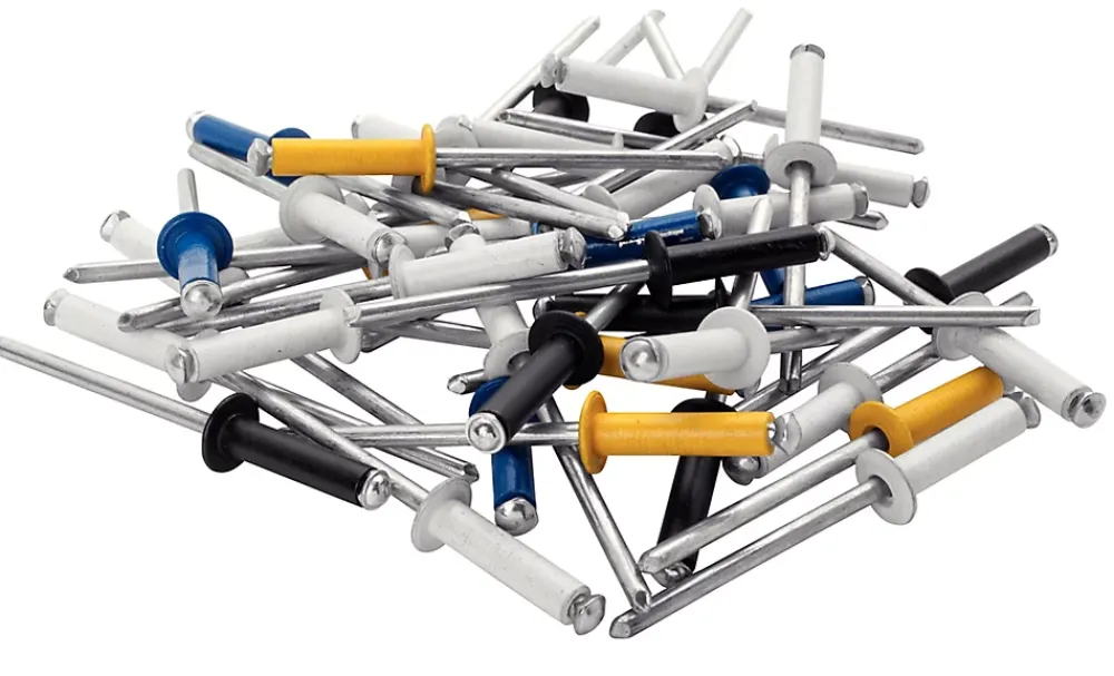 Rapid Rivet POP vendu par 32 5000404 en aluminium coloré Ø.4,8 x L.16 mm
