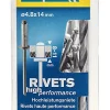 Rapid Rivet-Rivets aveugles alu haute performance Ø4.8x14mm + foret de perçage, 50 pièces