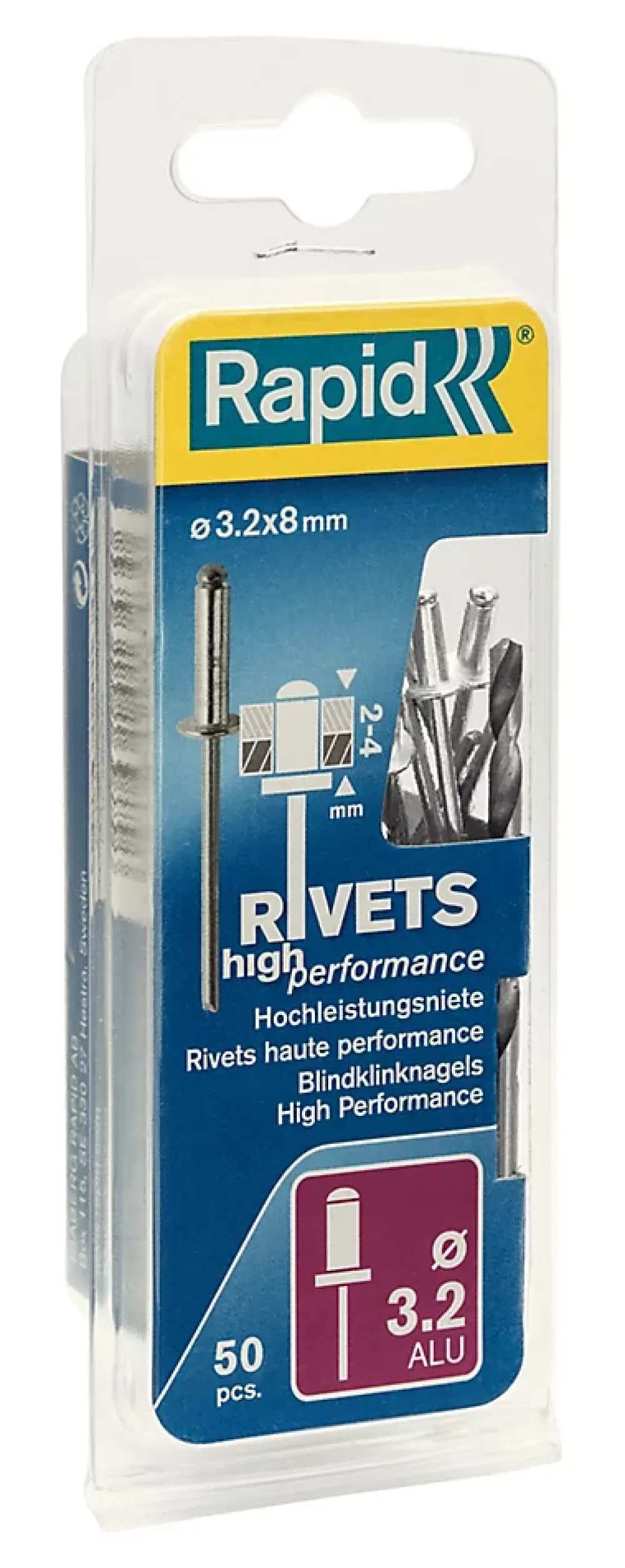 Rapid Rivets Haute performance Ø3.2x8mm