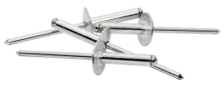 Rapid Rivets XL Ø4 x 18mm Aluminium, 40 pièces