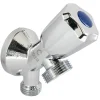 Somatherm for you Alimentation Pour Machine À Laver-Robinet à clapet pour alimenter une machine à laver Entrée Mâle 1/2" - Sortie Mâle 3/4" en parallèle