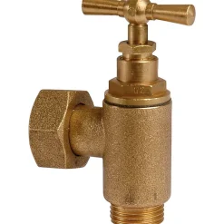 Watts Compteur D'Eau-Robinet d'arrêt équerre tête à potence - industries - M 1/2' - F 3/4' - Avant compteur d'eau