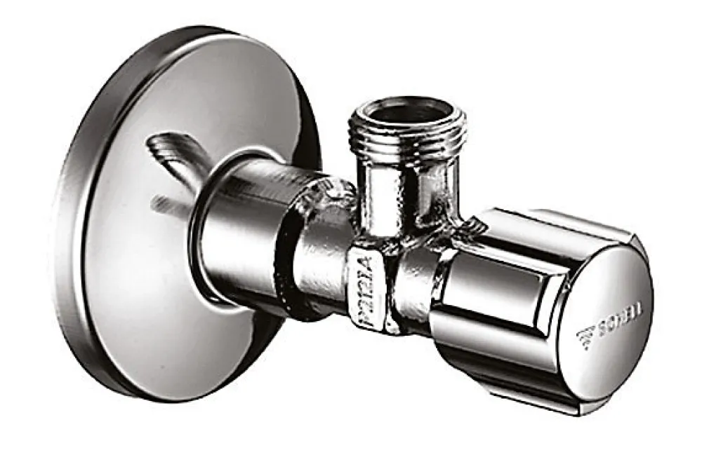 Schell Robinet D'Arrêt-Robinet d'arrêt sous lavabo Arrivée Mâle 15/21 - Sortie Mâle 12/17