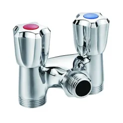 Diall Alimentation Pour Machine À Laver-Robinet double pour lave-linge et lave-vaisselle