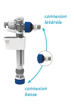 Siamp Robinet flotteur silencieux 2en1