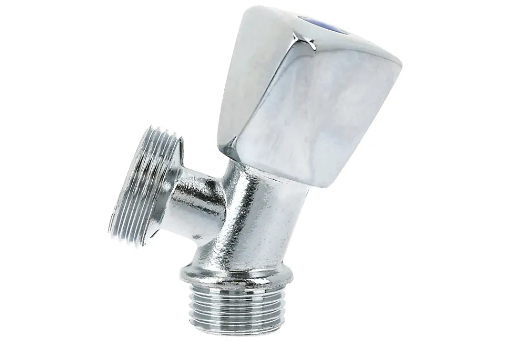 Garis Robinet simple de machine à laver 1/2 3/4 Luxe tête laiton chromé - - B01-RMLZ