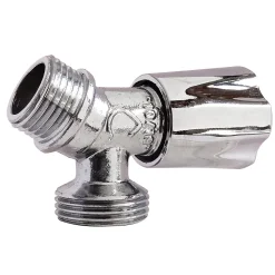 Somatherm for you Alimentation Pour Machine À Laver-Robinet à sortie de bec inclinée pour raccord machine à laver / installation réseau d'eau, Entrée Mâle 1/2