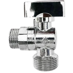 Somatherm for you Alimentation Pour Machine À Laver-Robinet à sphère pour alimentation de machine à laver, Entrée Mâle 1/2" - Sortie Mâle 3/4"