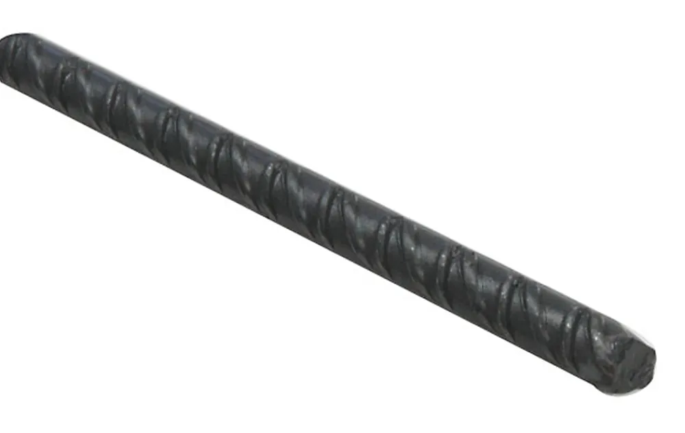 Profilé-Rond béton crénelé acier verni ø8 mm, 2 m