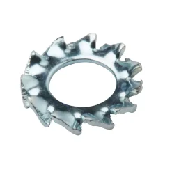 Diall Rondelle-Rondelles dentelée en acier au carbone ø 4mm - 10 pièces
