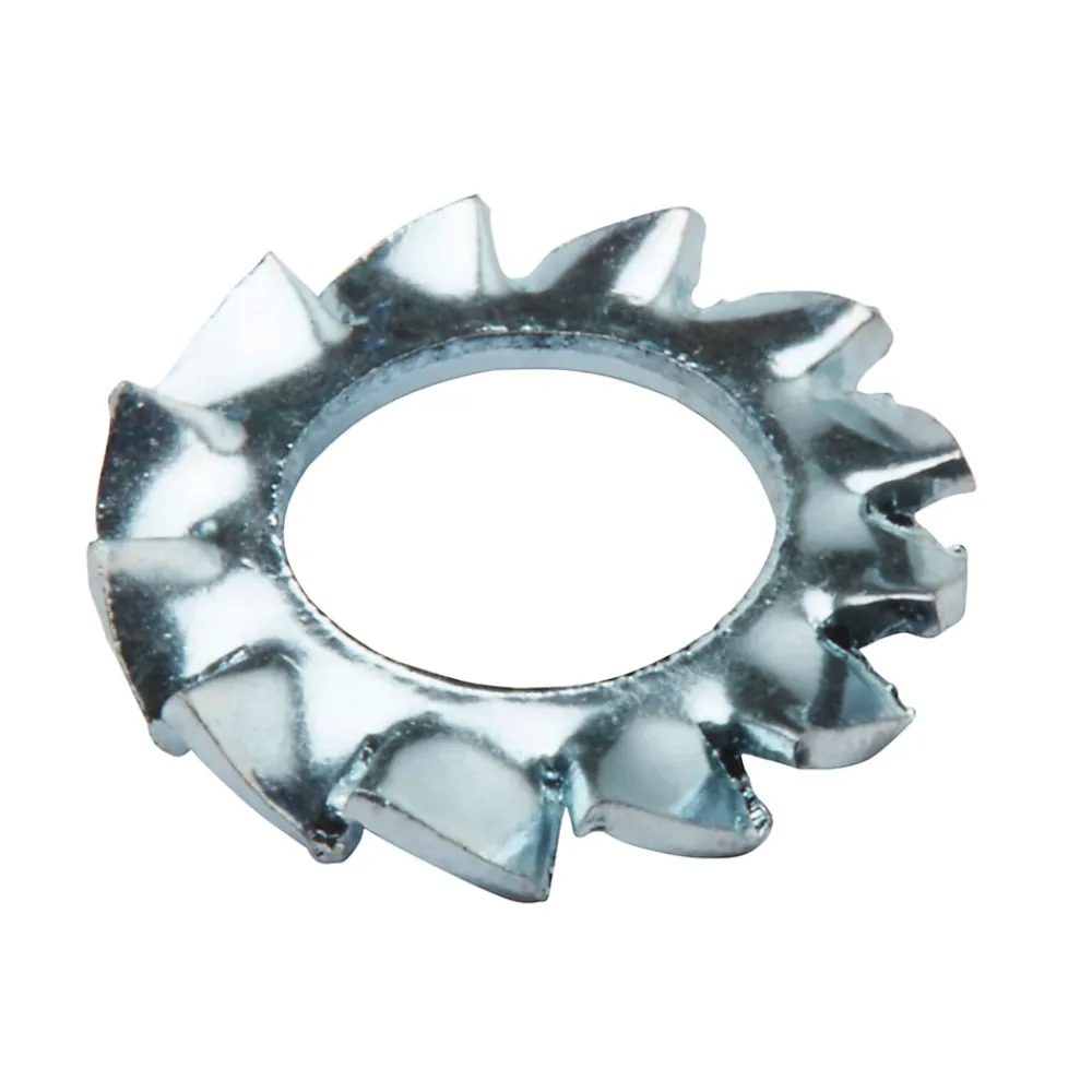 Diall Rondelle-Rondelles dentelée en acier au carbone ø 5mm - 10 pièces