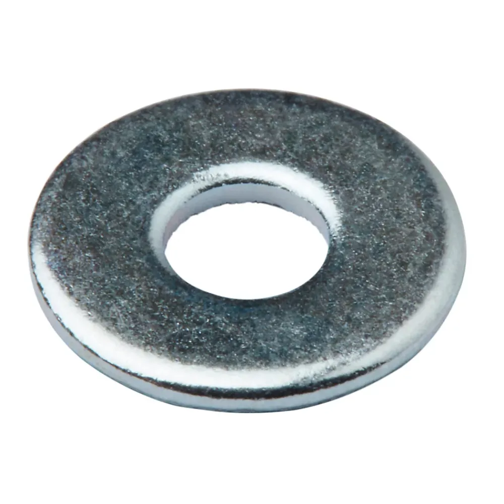Diall Rondelles plates larges de réparation en acier au carbone ø 4mm - 10 pièces