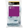 Diall Rondelles plates larges en acier au carbone ø 18mm - 50 pièces