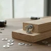 Diall 10 rondelles plates moyennes acier zingué Ø4 mm