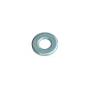 Diall 10 rondelles plates moyennes acier zingué Ø3 mm