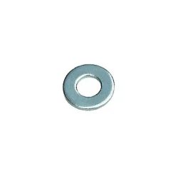 Diall 10 rondelles plates moyennes acier zingué Ø3 mm