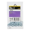 Diall Rondelles plates moyennes en acier au carbone ø 6mm - 20 pièces
