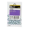 Diall Rondelle-Rondelles plates étroites en acier au carbone ø 6mm - 20 pièces