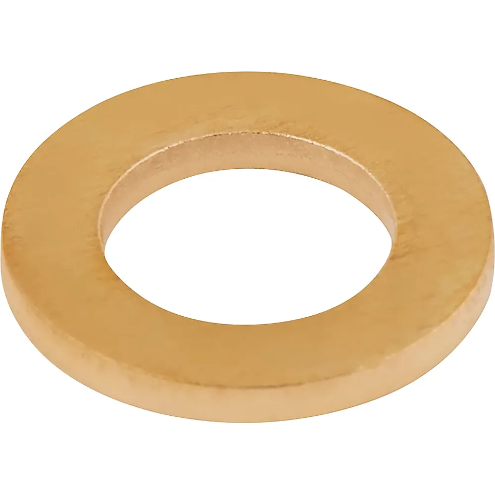 Diall Rondelle-Rondelles plates étroites en laiton ø 8mm - 10 pièces