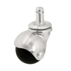 Roulette bille pivotante sans frein ø40 mm, tige, charge max 40kg