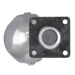 Roulette Et Roue-Roulette bille pivotante sans frein ø50 mm, plaque, charge max 40kg