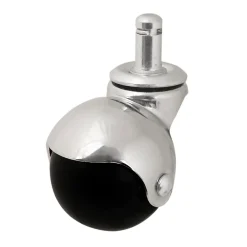 Roulette Et Roue-Roulette bille pivotante sans frein ø50 mm, tige, charge max 40kg
