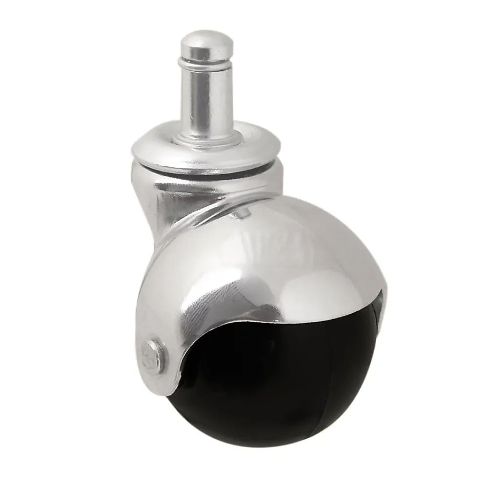 Roulette Et Roue-Roulette bille pivotante sans frein ø50 mm, tige, charge max 40kg