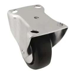 Roulette fixe ø6.47 cm,40 kg Caoutchouc thermoplastique (TPR)