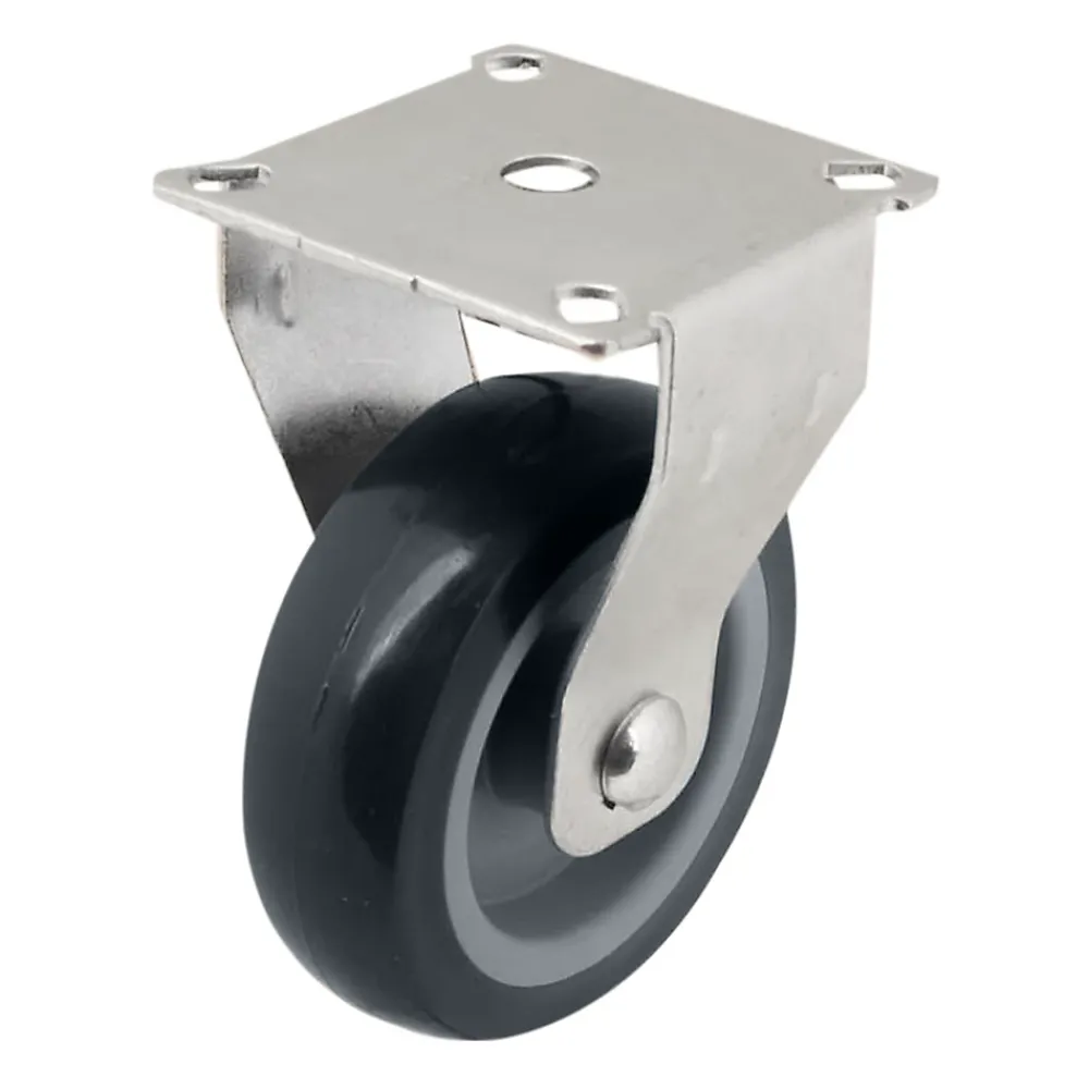 Roulette Et Roue-Roulette fixe grise ø7.5 cm, charge max 60 kg