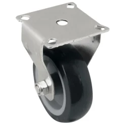 Roulette Et Roue-Roulette fixe grise ø7.5 cm, charge max 60 kg