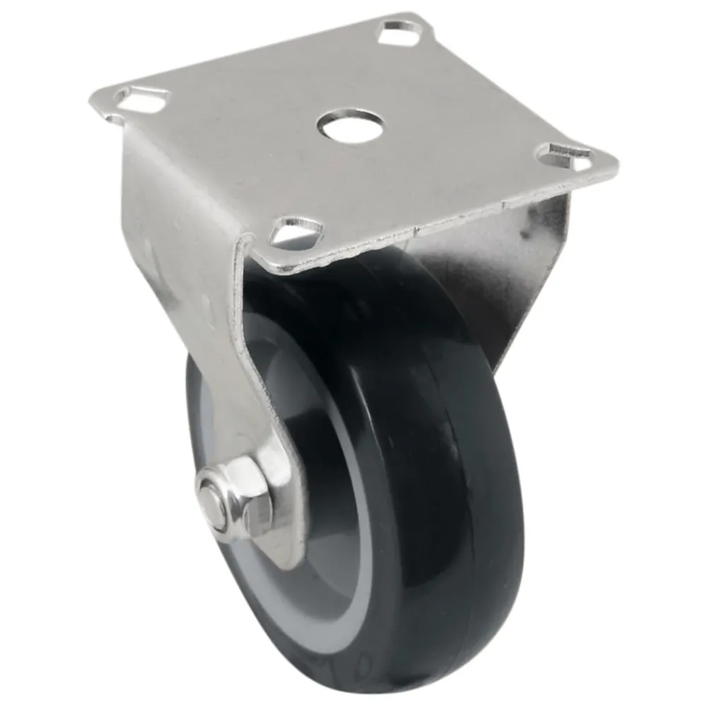Roulette Et Roue-Roulette fixe grise ø7.5 cm, charge max 60 kg