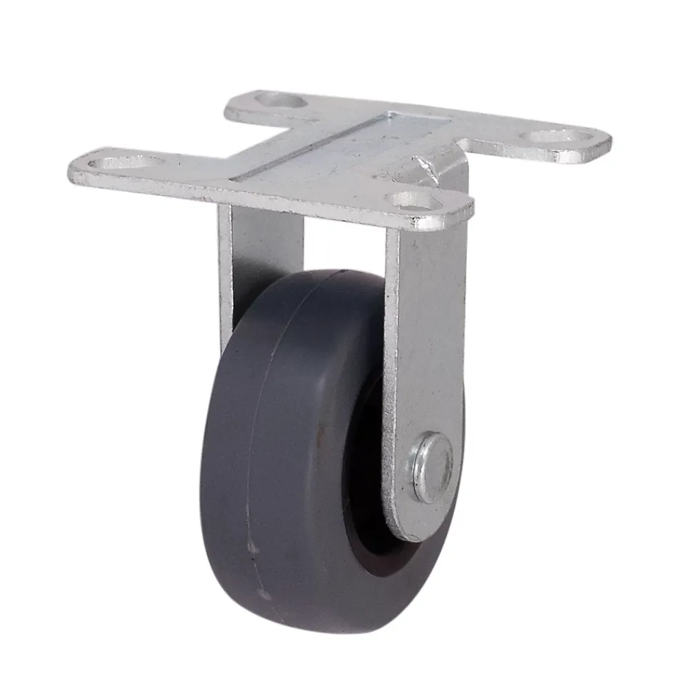 Roulette Et Roue-Roulette fixe grise ø4.9 cm, charge max 30 kg