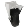Roulette Et Roue-Roulette fixe noire ø12.5 cm, charge max 100 kg