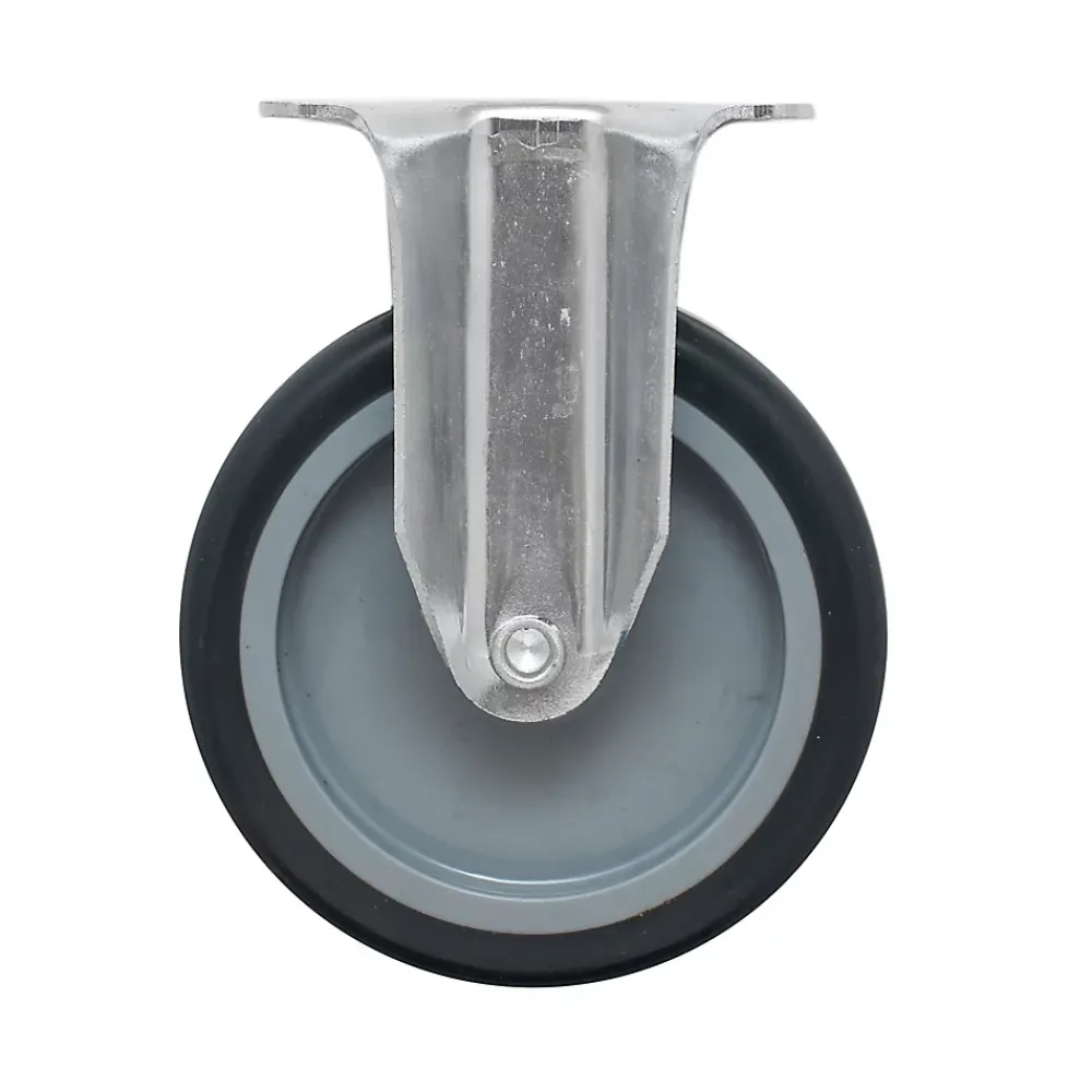 Roulette Et Roue-Roulette fixe à platine fixe ø 10 cm, charge max 70 kg