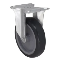 Roulette Et Roue-Roulette fixe à platine fixe ø 10 cm, charge max 70 kg
