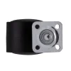 Roulette Et Roue-Roulette jumelée pivotante noire ø3.5 cm, charge max 30 kg